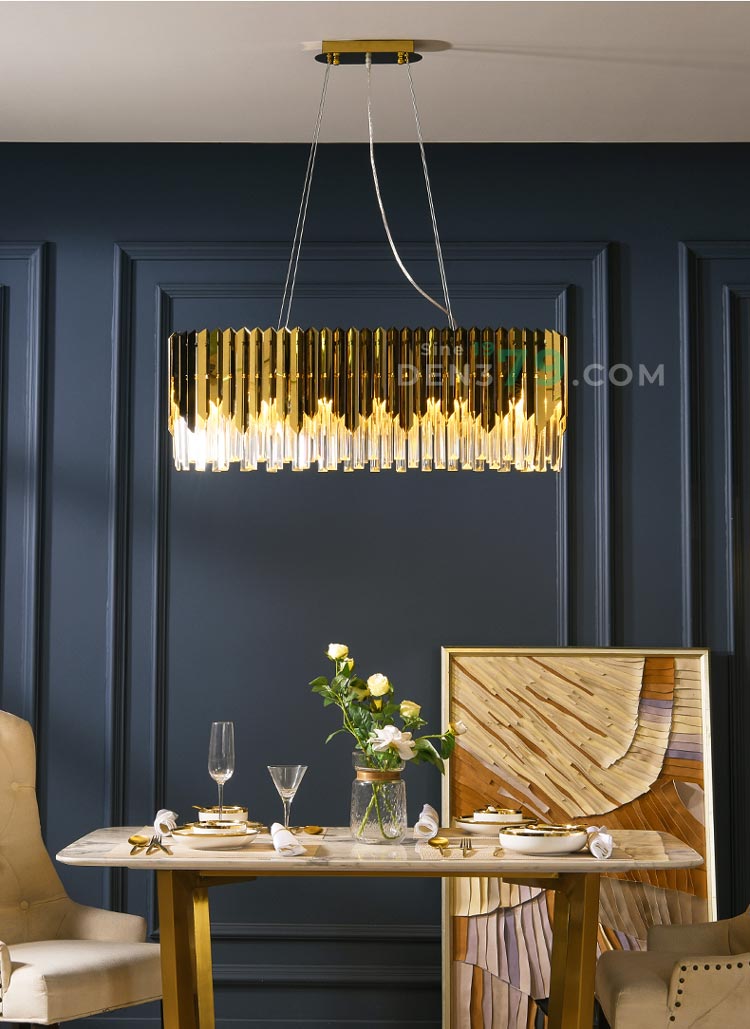 Đèn chùm pha lê trang trí bàn ăn cao cấp L02N