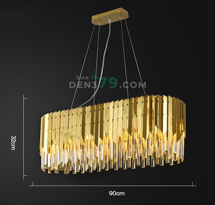 Đèn chùm pha lê trang trí bàn ăn cao cấp L02N