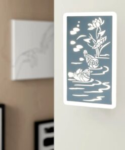 Đèn LED dán tường tranh Uyên Ương