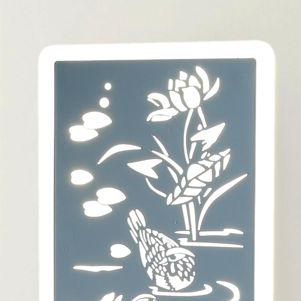 Đèn LED dán tường tranh Uyên Ương LT390