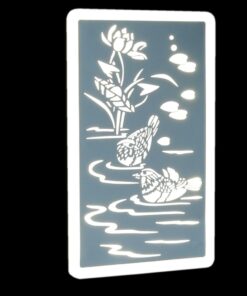 Đèn LED dán tường tranh Uyên Ương