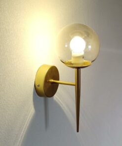 đèn gắn tường trang trí quả cầu thủy tinh