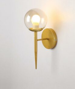 đèn gắn tường trang trí quả cầu thủy tinh
