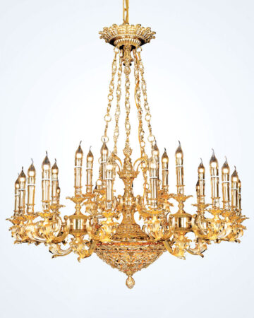 Đèn chùm đồng nến cao cấp