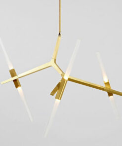 đèn thả trần bàn ăn thủy tinh hiện đại