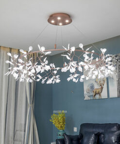 VIRGO V80035 | Đèn chùm trang trí Hera 105 lá mica