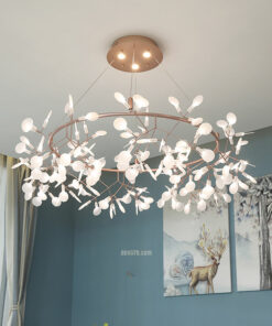 VIRGO V80035 | Đèn chùm trang trí Hera 105 lá mica