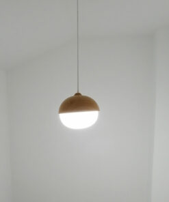 Đèn thả trang trí gỗ & thủy tinh KD85775