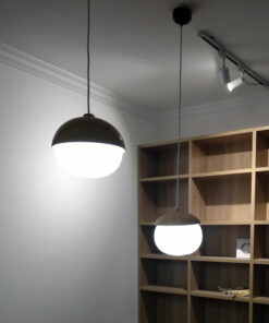 Đèn thả trang trí gỗ & thủy tinh KD85775