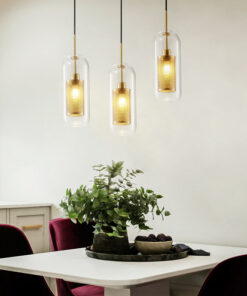 đèn thả trang trí thủy tinh hiện đại