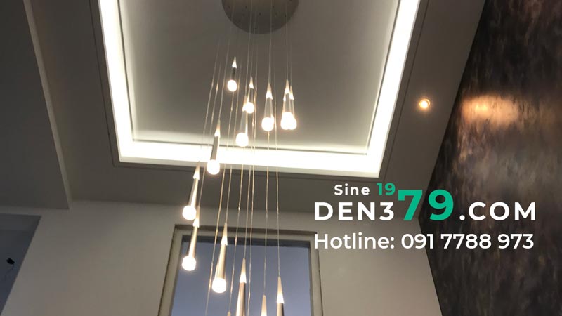 đèn thả thông tầng