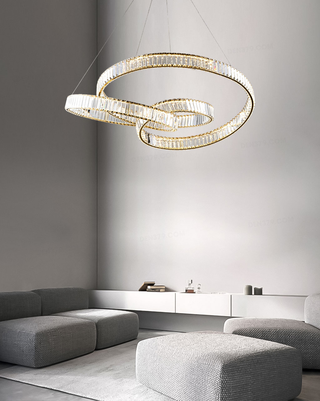 Đèn thả trang trí pha lê cao cấp T8318