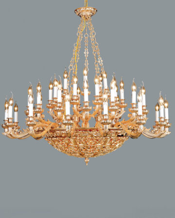 Đèn chùm đồng nến cao cấp