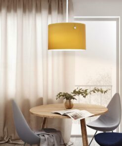 Đèn thả bàn ăn thủy tinh 2 lớp cao cấp MA04412CY trang trí bàn ăn