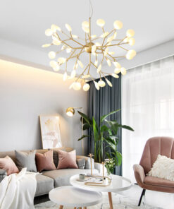 VIRGO V198/36 | Đèn thả Hera trang trí lá thủy tinh 36 bóng