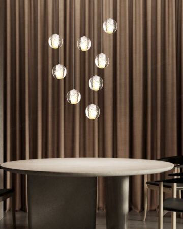 Đèn thả trang trí pha lê Giọt Nước TD02