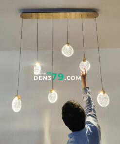 Đèn thả trang trí bàn ăn, quầy bar pha lê LM041