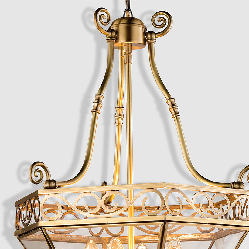 Đèn thả đồng trang trí 86937