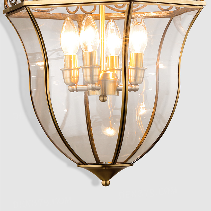 Đèn thả đồng trang trí 86937