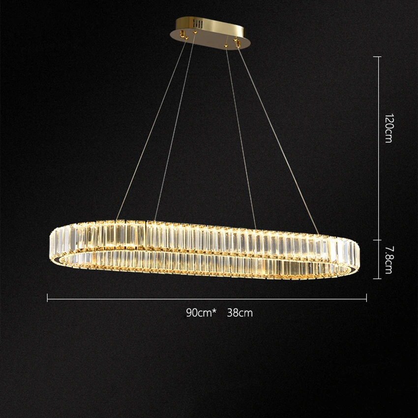 Đèn thả pha lê cao cấp 44015
