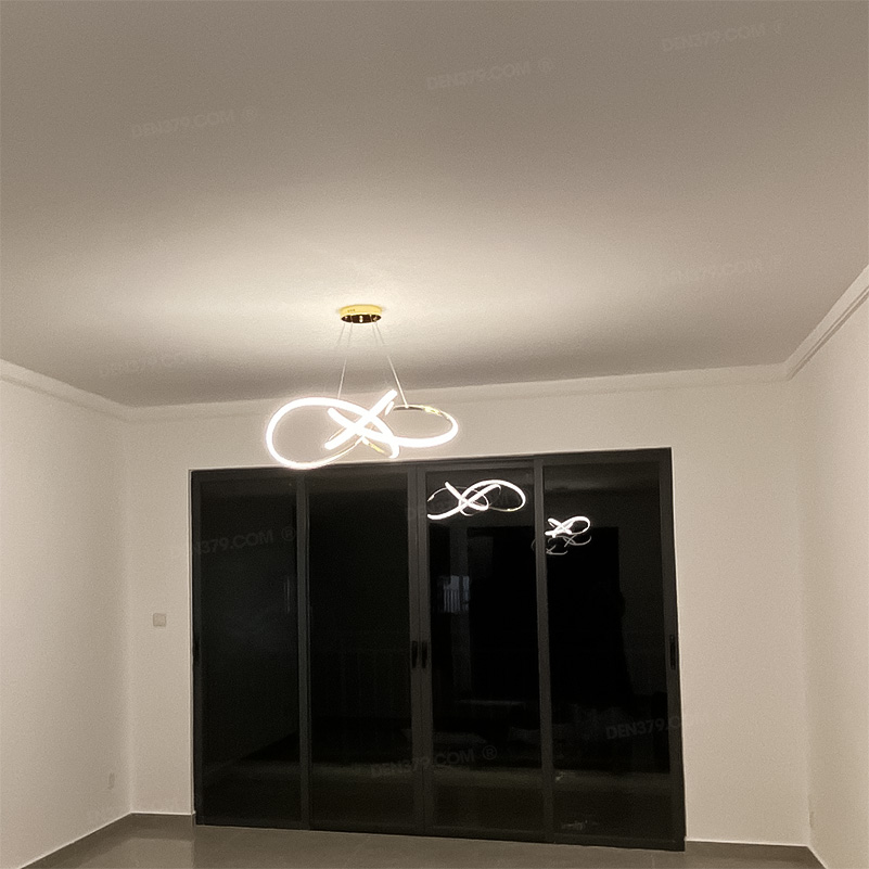 Đèn thả LED thân vàng cao cấp 72620