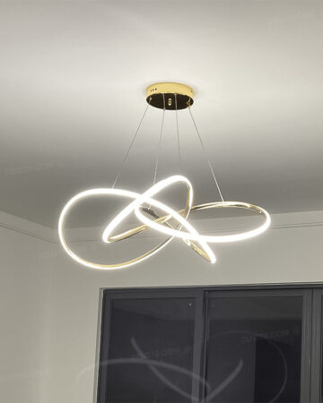 Đèn thả LED thân vàng cao cấp 72620