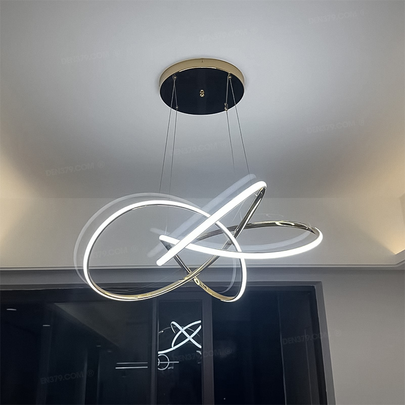 Đèn thả LED thân vàng cao cấp 72620