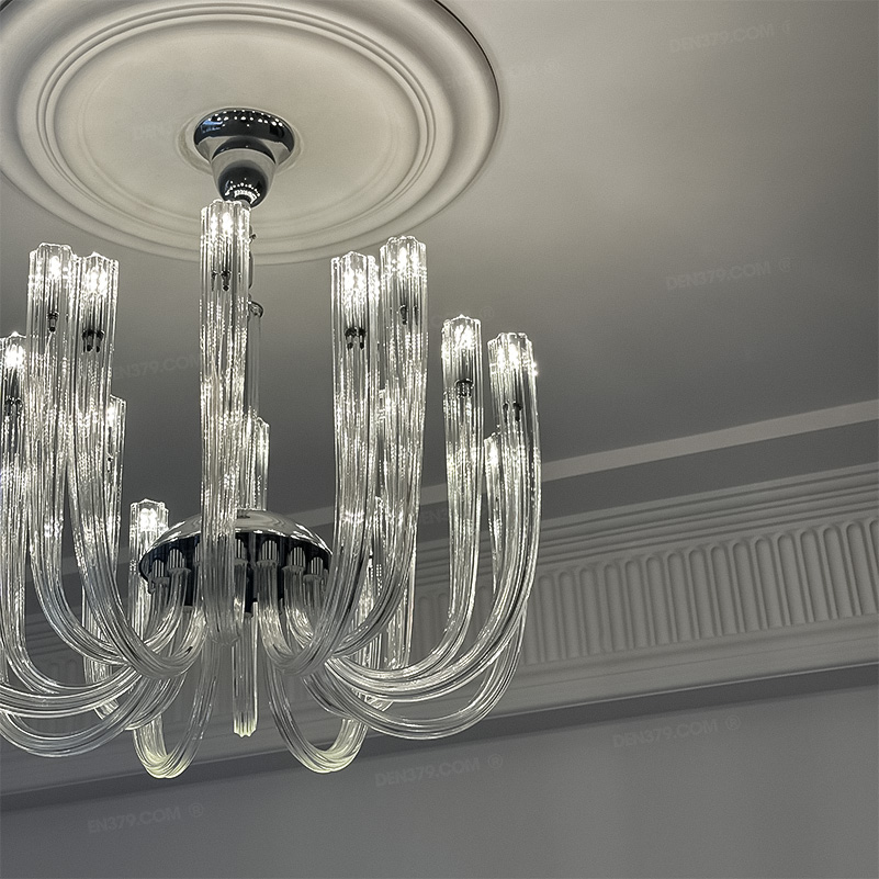 Đèn thả trang trí thủy tinh cao cấp 72396