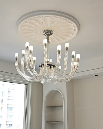 Đèn thả trang trí thủy tinh cao cấp 72396