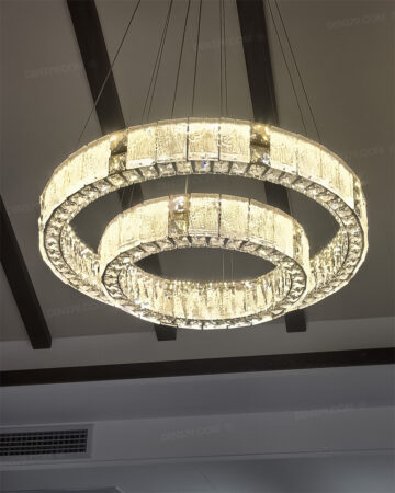 Đèn thả trang trí pha lê cao cấp 72355