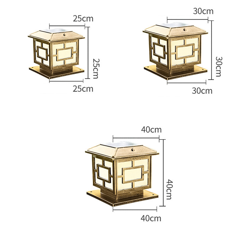Đèn trụ trang trí ngoài trời 73968