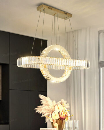 Đèn thả trang trí pha lê cao cấp 75395