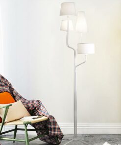 Đèn cây đứng 4 bóng chụp vải cao cấp