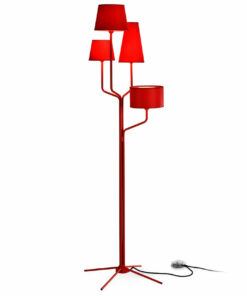 Đèn cây đứng 4 bóng chụp vải cao cấp