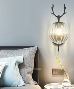 VIRGO V1753 | Đèn gắn tường thủy tinh đầu hươu