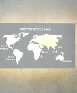 Đèn tường LED Bản đồ thế giới (L1378)