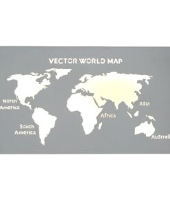 Đèn tường LED Bản đồ thế giới (L1378)