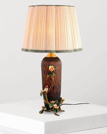 Đèn để bàn gốm sứ thủ công cao cấp T6881