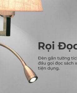 Đèn Ngủ Gắn Tường Có Rọi Đọc Sách KD7883