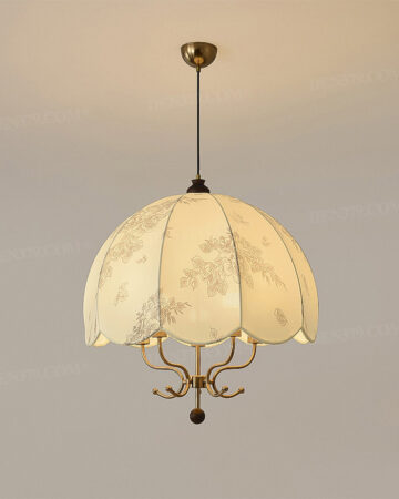 Đèn thả bằng vải phong cách cổ điển Pháp 63917