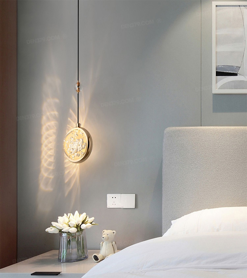 Đèn thả quả cầu pha lê trang trí cao cấp 76436