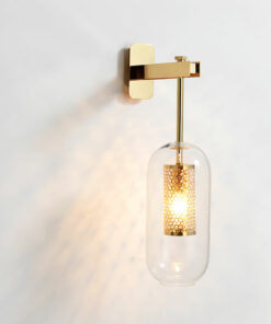 VIRGO V461 | Đèn treo tường thủy tinh xi vàng cao cấp