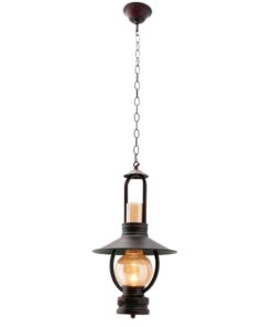 Đèn thả Dầu ngoài trời cổ điển (KD6824) trang trí mái vòm, ban công