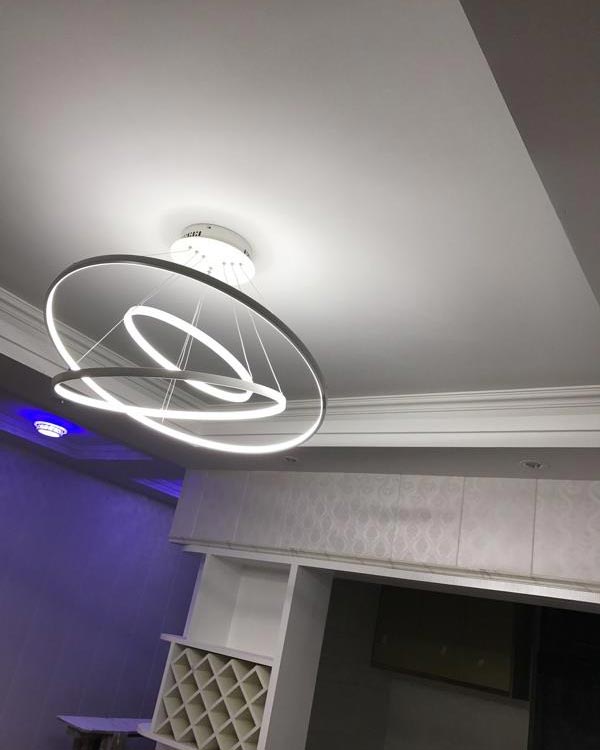 Đèn thả LED hiện đại 3 vòng tròn LT429