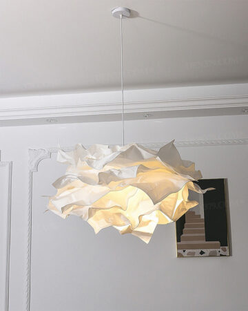 Đèn thả giấy thủ công phong cách đám mây 64006