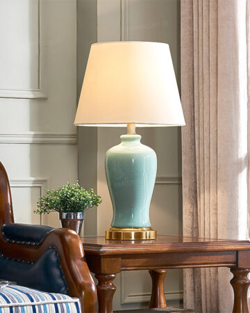 Đèn bàn gốm trang trí 76488