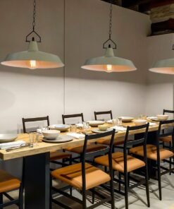 đèn thả trang trí bàn ăn chao nhôm hiện đại