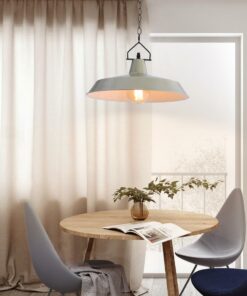 đèn thả trang trí bàn ăn chao nhôm hiện đại