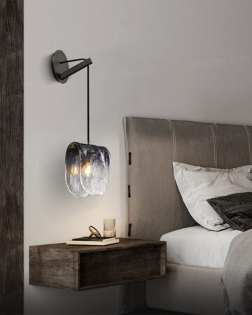 Đèn tường bằng đồng kiểu dáng màn nước độc đáo 66271