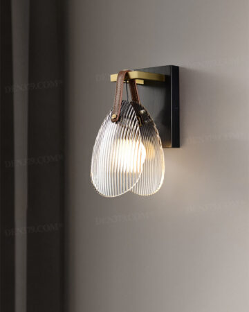 Đèn tường bằng đồng phong cách tối giản chụp cánh hoa độc đáo 66301